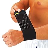 D&M(ディーアンドエム) 手首サポーター 手首用 左右兼用 黒 フリーサイズ 1個入 日本製 D-20 スピードラップ 固定 サポート 吸汗 速乾 通気 伸縮 カット 調整 スポーツ ダンス