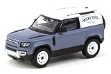 TARMACWORKS 1/64 Land Rover Defender 90 Matt Blue Grey 完成品 T64G-019-BL