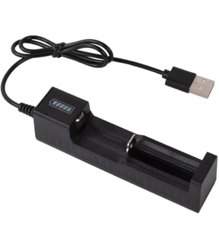 Amazon | 18650リチウムイオン充電器 USB充電器 電池充電器 出力