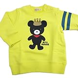 ミキハウス(mikihouse) キングくんトレーナー 90cm 黄（04）