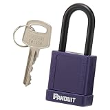 パンドウイット ロックアウト用非電導性パドロック 紫 PSL-8PU