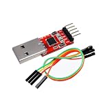 YMS PARTS 【1個入】CP2102 USB-TTLシリアル変換アダプターモジュール データ転送 5V/3.3V UART (1)