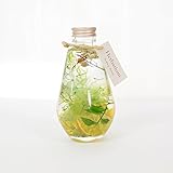 花由 ハーバリウム Herbarium　-healing flower シトラスグリーン ラウンド(丸)タイプ