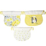 赤ちゃん汗取りパッド 汗取りインナー ４重ガーゼ 綿100％ あせ対策 可愛い 自分用 ベビギフト 出産祝い ３枚セット (女の赤ちゃん)