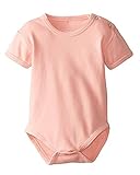 L'ovedbaby ラブドベビー 半袖ボディスーツ ロンパース9-12ヶ月用 CORAL オーガニックコットン OR335