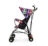 QvQ ベビーカー　折りたたみ　とても軽量　通気性良い　ショックアブソーバー (グリッド)