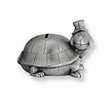 小さなTurtle Wearing帽子金属銀行