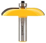 Yonico 12131 直径2-1/2インチ (6.35cm) コーブレイズドパネルルータビット 1/2インチ (1.27cm) シャンク