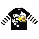 (バンダイ)BANDAI 長袖Tシャツ アンパンマン フェイクレイヤード ブラック 90