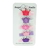 Angel Smile(エンジェルスマイル) プリンセスクラウンクリップ5個セット HBC2014012