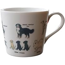 ラスト1点イギリスにて購入　becca hall 犬種イラストマグカップ ラスト1点イギリスにて購入 becca hall 犬種イラストマグカップ