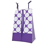 Bacati Mix and Match Dots Diaper Stacker, Purple by Bacati