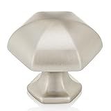 Southern Hillsつや消しニッケルキャビネット食器棚ノブ、5パック、ノブ、キッチンキャビネットノブ、ニッケルハードウェアshkm023-sn-5