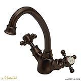 【Matilda】アメイジア・ラバトリー（ブロンズ） / Amasia Lavatory #ORB ネオ・アンティーク水栓 ブロンズ色 マチルダ洗面用ワンホール混合栓 クラシック蛇口 MA006C14