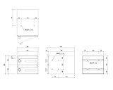 郵便受箱前入前出型 大型ダイヤル錠式 SMP-19-2FF　　新協和