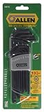 Allen 56612G 13-Key SAE Ball-Plus Hex Key Set [並行輸入品]
