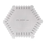 ウェットフィルムゲージ 厚さ計 高精度 ステンレス 25-3000um