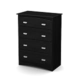 South Shore Imagine 4 Drawer Chest, Black Oak [並行輸入品]