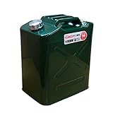 ガソリンタンク 消防法適合品 ガソリン携行缶 灯油 ジェリカン (30L, 緑(縦型))