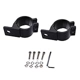 Perfk 車用　ランプパーツ　ライトバー　マウントブラケット　クランプ　ホルダー　49mm〜54mm　2点セット