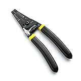 TotaLohan 万能電工ペンチ(切断·皮むき·圧着) 精密圧着ペンチ ステンレス 180mm