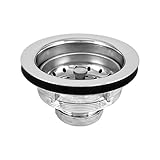 Dearborn真鍮l7 3.5インチ – 4インチシンクLucky 7バスケットStrainer