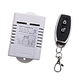 Lovoski 85-250V　リモコンリレースイッチ　ワイヤレス　1ウェイ　50m　ライトランプ