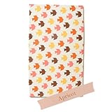 QUARTER REPORT 2重ガーゼ フィットシーツ ベビーサイズ 約70×120cm シーツ (アプリコット(オレンジ系))