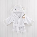 ベビーアスペン　BabyAspen　フード付きバスローブ　ホワイトラム [並行輸入品]