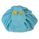 おもちゃ 収納袋 ベビープレイマット 大150CM直径のプレイマット おもちゃのオーガナイザー 玩具/レゴ/ブロックのお片づけ　軽便的折り畳み式 (ブルー1, 150cm)