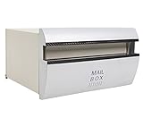 (レオン)LEON 郵便ポスト mail box デザイナーズ ポスト 埋め込み型 1B規格 MB0410 マットシルバー