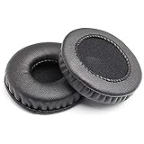 65mm ヘッドホン 6.5cm イヤーパッド イヤークッション ヘッドフォン パッド 交換用 適用音漏れ防止 PUレザー １ペア入れ (65mm)