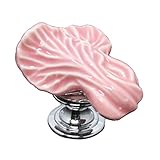 SunniMix 多色選べる　キャベツ型　セラミック　ファッショナブル　ドアノブ　キャビネット　引き出し　ドレッサー　戸棚　プルハンドル - ピンク