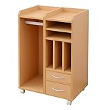 山善(YAMAZEN) おかたづけラック(ハンガーラック&amp;タテヨコタイプ) ナチュラル FJR-9060CTTH(NB)