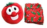 Veggie Tales Bob the Tomato Zoobies Plush Toy, Soft Pillow and Cozy Blanket by ZOOBIES [並行輸入品]