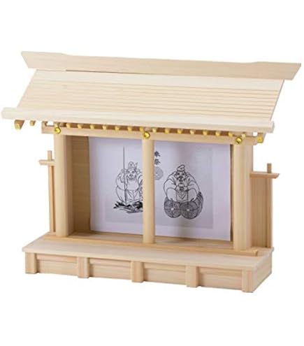 Amazon｜神棚の匠 大黒宮 恵比寿様 大黒様 五合 高さ14cm×幅14cm×奥行