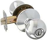 Schlage Lock Company F51ABIR625ADD F51A BIRMINGHAM 625 ADD Addison Deco Rose Entry Door Lock Bright 