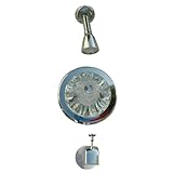 LASCO-Simpatico 07-0532 Tub and Shower Valve with Single Lucite Handle Pressure Balance by LASCO