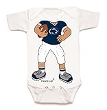 Penn State Nittany Lions Heads Up 。Football Baby Onesie (新生児)