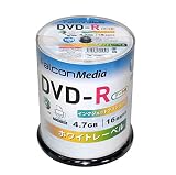 【１ケース】FalconMedia 1回記録(データ）用 DVD-R BE032(片面1層/1-16倍速/100枚)x6個（600枚）