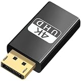 Displayport hdmi 変換 d端子 hdmi 変換 DP HDMI変換アダプタ4K 60Hz DisplayPort HDMI変換アダプタ3D対応HDMIコネクタ保護延長ケーブルオスメス左右変換コネクタ金メッキディスプレイポート (DP HDMIアダプター 4K60Hz)