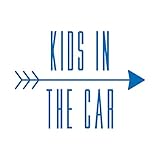 kids in car カッティング ステッカー Sサイズ ブルー 青
