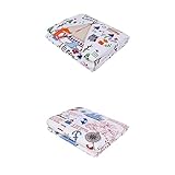Fenteer 赤ちゃんおむつ取替えマット　綿　帯電防止　ベッド　椅子　ソファ　柔らかい　約75 * 120cm