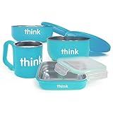 Thinkbaby Feedingセット – BPAフリー – The Complete – ライトブルー – 1セット