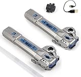 ライトセーバー - サウンド付き LED ライトアップ ソード - 格納式ライト セーバー - ライト セーバー ソード おもちゃ 男の子 ギフト パーティー 記念品 コスプレ