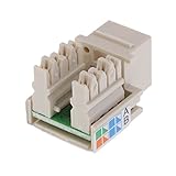 Baoblaze RJ45　ジャック　モジュール　Cat5e　ネットワーク　プラグ　インフォメーション　90度