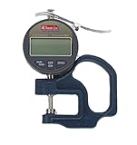 i-loop デジタル シックネス ゲージ デジタルノギス 革厚ゲージ 厚み測定器 レザークラフト 0.01mm オリジナルお手入れクロス付き (0.01mm)