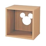 [ベルメゾン] ディズニー キューブボックス ミッキーマウス ナチュラル タイプ：オープン