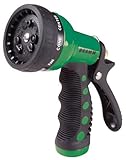 Dramm 12704 9-Pattern Revolver Spray Nozzle, Green [並行輸入品]