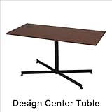 センターテーブル 姿勢を崩さずゆっくりくつろげるカフェテーブル 天板天然木使用